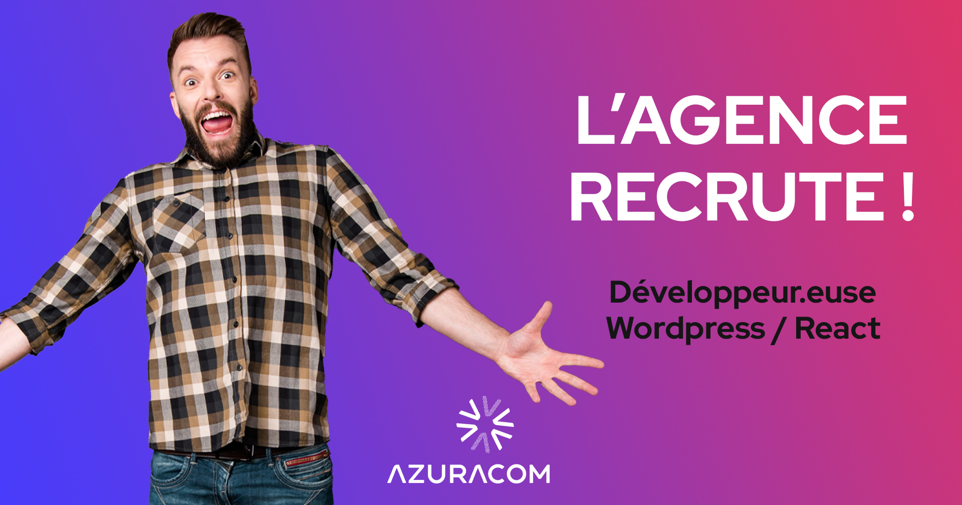 recrutement developpeur wordpress  react